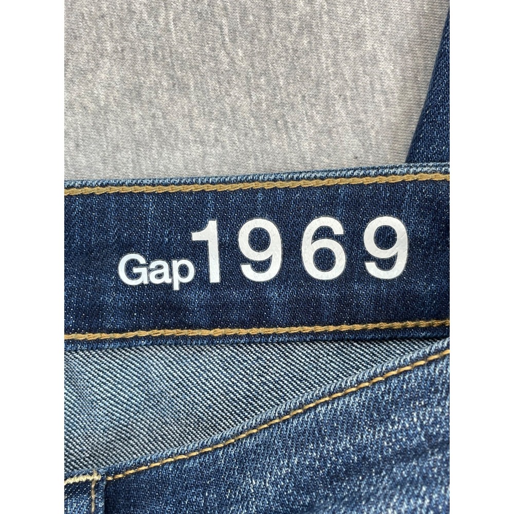 Gap 1969 Jeans Womens 28 Long (28 x 35) Cotton Blend Stretch Sexy Boot Low-Rise - Picture 3 of 7